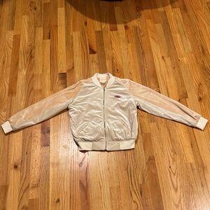 silence + noise Velvet Embroidered Mermaid Bomber